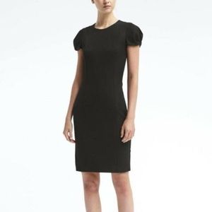 Banana Republic Black Bi Stretch Sheath Dress 4